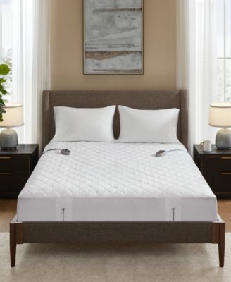Beautyrest - 100% Cotton Deep Pocket Electric Mattress Pad Collection