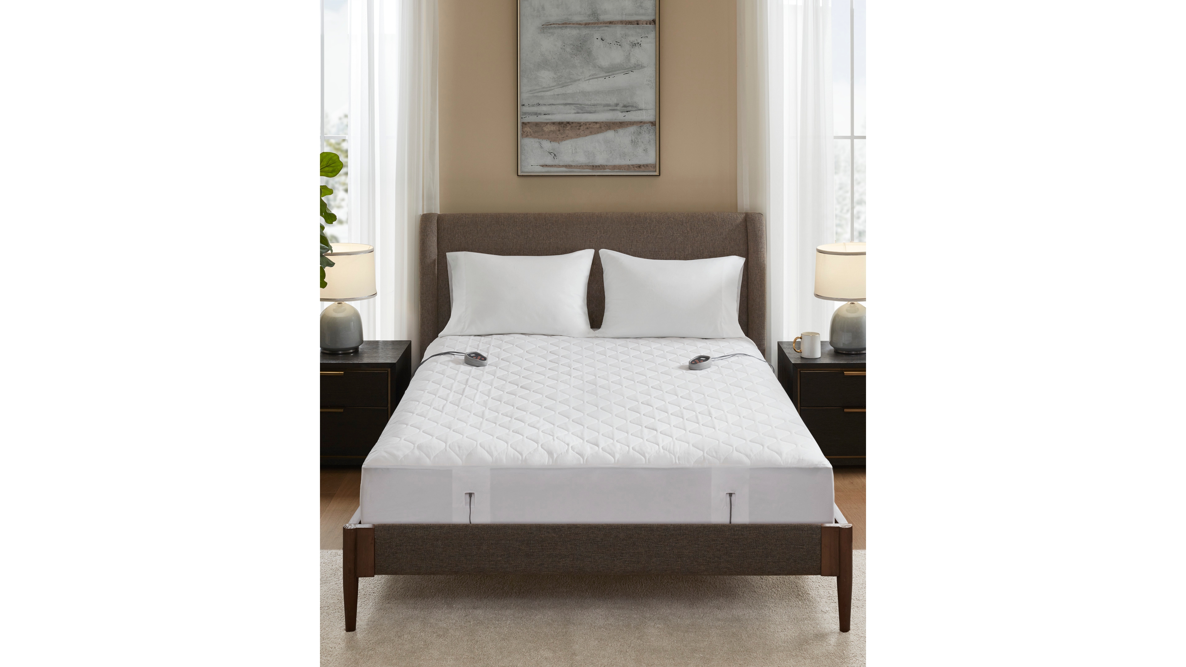 Beautyrest Deep Pocket Electric Cotton Top Mattress Pad, Queen