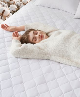 Deep Pocket Electric Cotton Top Mattress Pad, Full