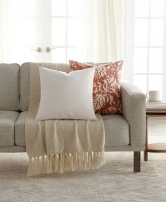 Cotton Slub 2-Pack Decorative Pillows, 20" x 20"