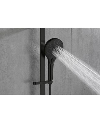 Handheld Shower with 28-Inch Slide Bar and 59-Inch Hose