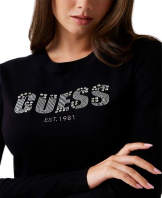 Women's Reyna Logo Detail Long Sleeve Sweater