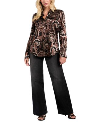 GUESS - Women's Clarisse Oversized Printed Shirt