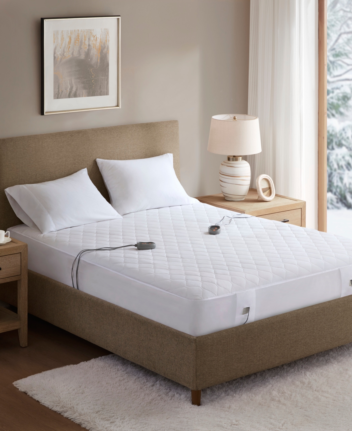 Beautyrest Luxe Quilted Electric Mattress Pad