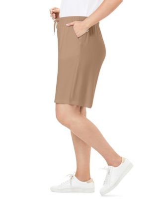 Plus Size Sport Knit Short