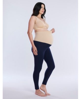 Women's Essential Stretch Secret Fit Over the Belly Maternity Leggings - Motherhood Maternity