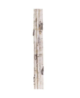 Rustic Birch Log Bundle With Snowy Accents For Decor (Set of 12)