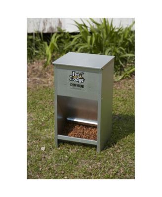 Dry Food Automatic Steel Dog Feeder Chow Hound 25 Pound Capacity