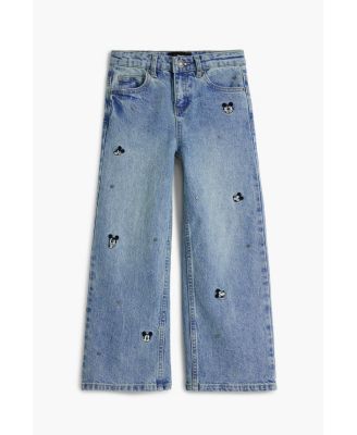 Girls's Wide Mickey jeans
