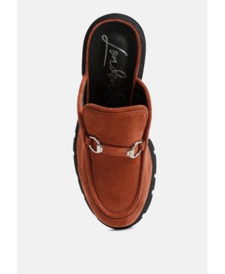 Women prosper velvet slip on mules