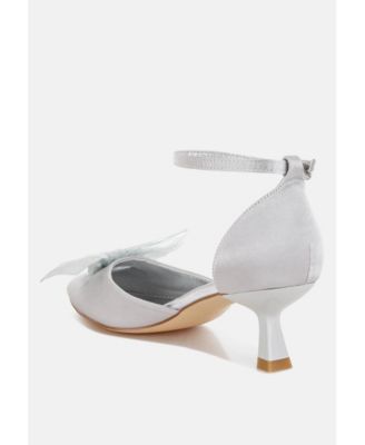 Womens Cadell Bow Detail Satin Sandals