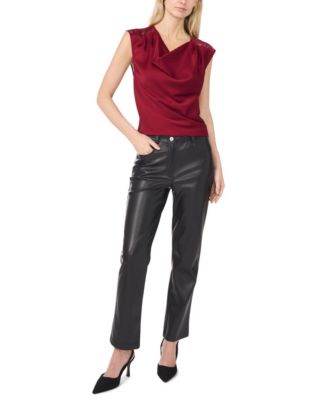 Women's Cowl Neck Drape Top