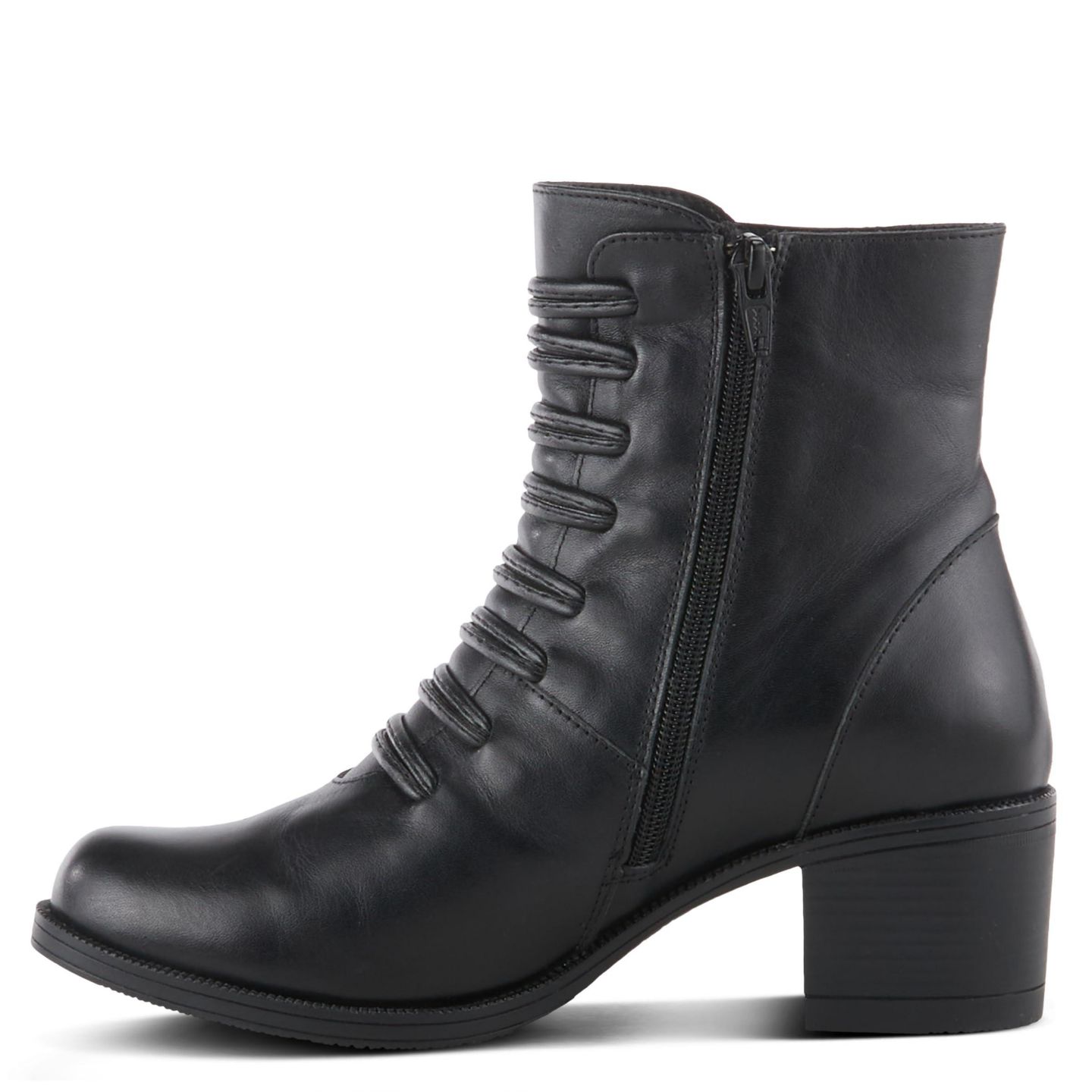 Женские ботинки Spring Step Garibaldi Booties with Leather Upper, цвет: Чёрный — фото 5