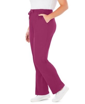 Plus Size Within Sport Knit Straight-Leg Pull-On Pants