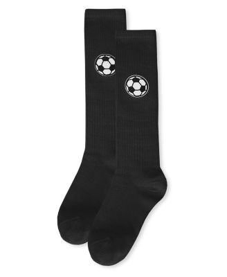 Little Girls Soccer Lover Cotton Blend Knee High Socks