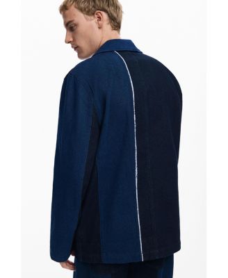 Men's Blazer with combined seams