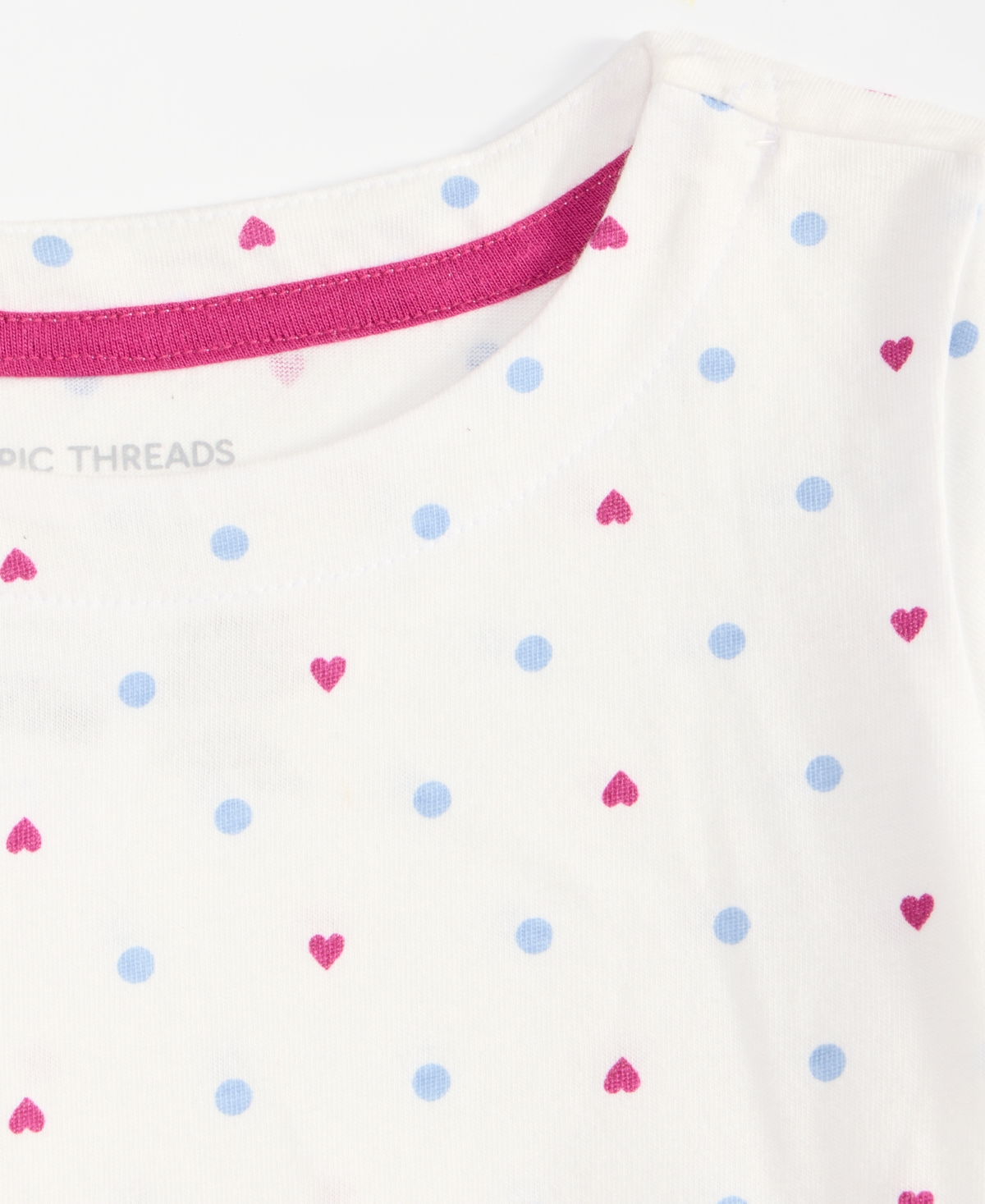 Epic Threads Girls Toddler 2t-4t Dot Printed Peplum Top, Macy's Exclusive In White