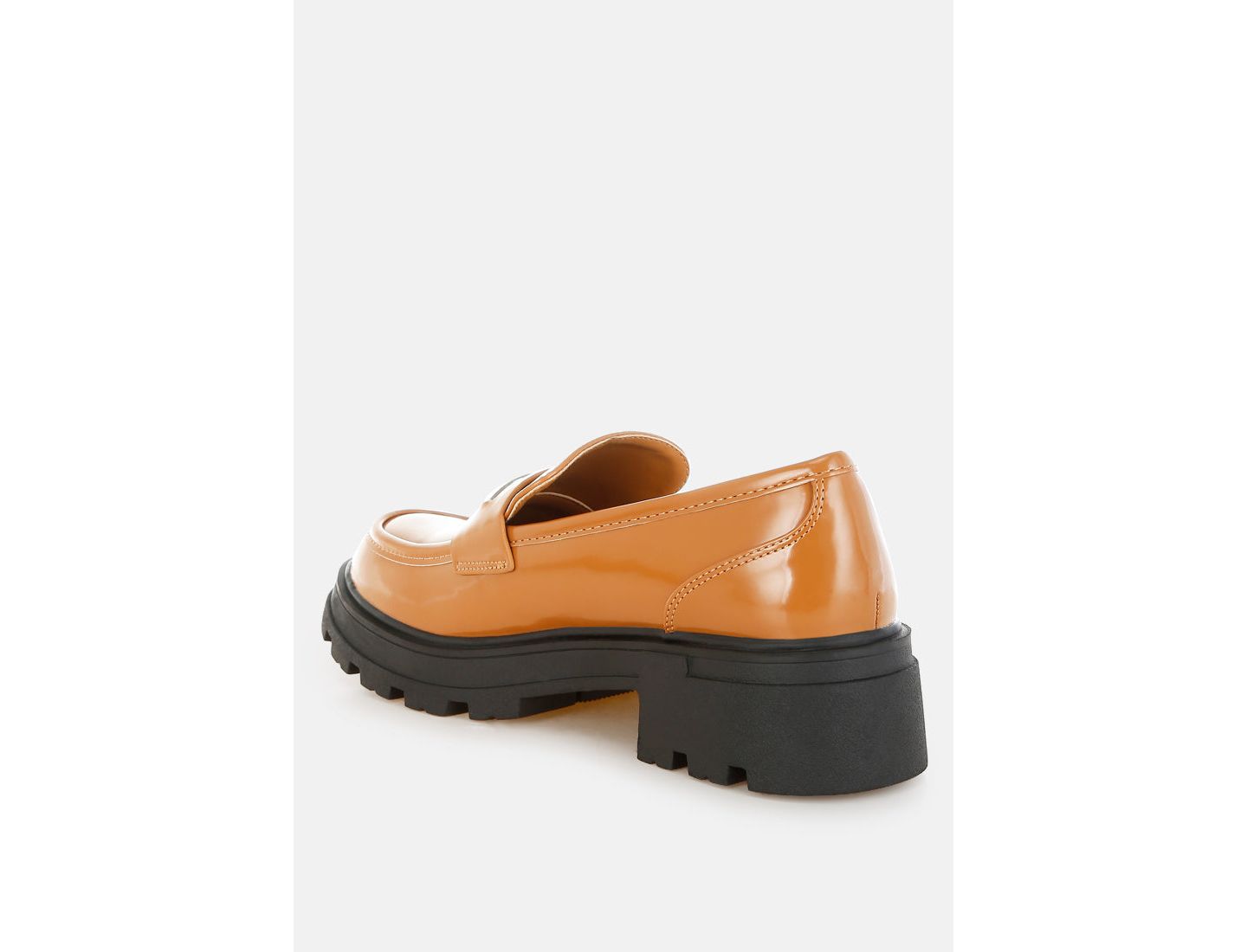 Женские туфли London Rag Gleam Stride Faux Leather Chunky, цвет: Бежевый / Хаки — фото 4