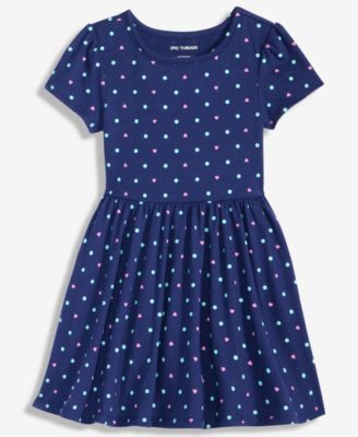 Epic Threads - Girls Toddler 2T-4T Short-Sleeve Dotted Dress