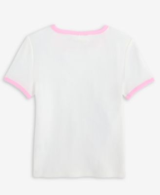 Little & Big Girls Rib Baby Tee, Exclusively at Macy's 