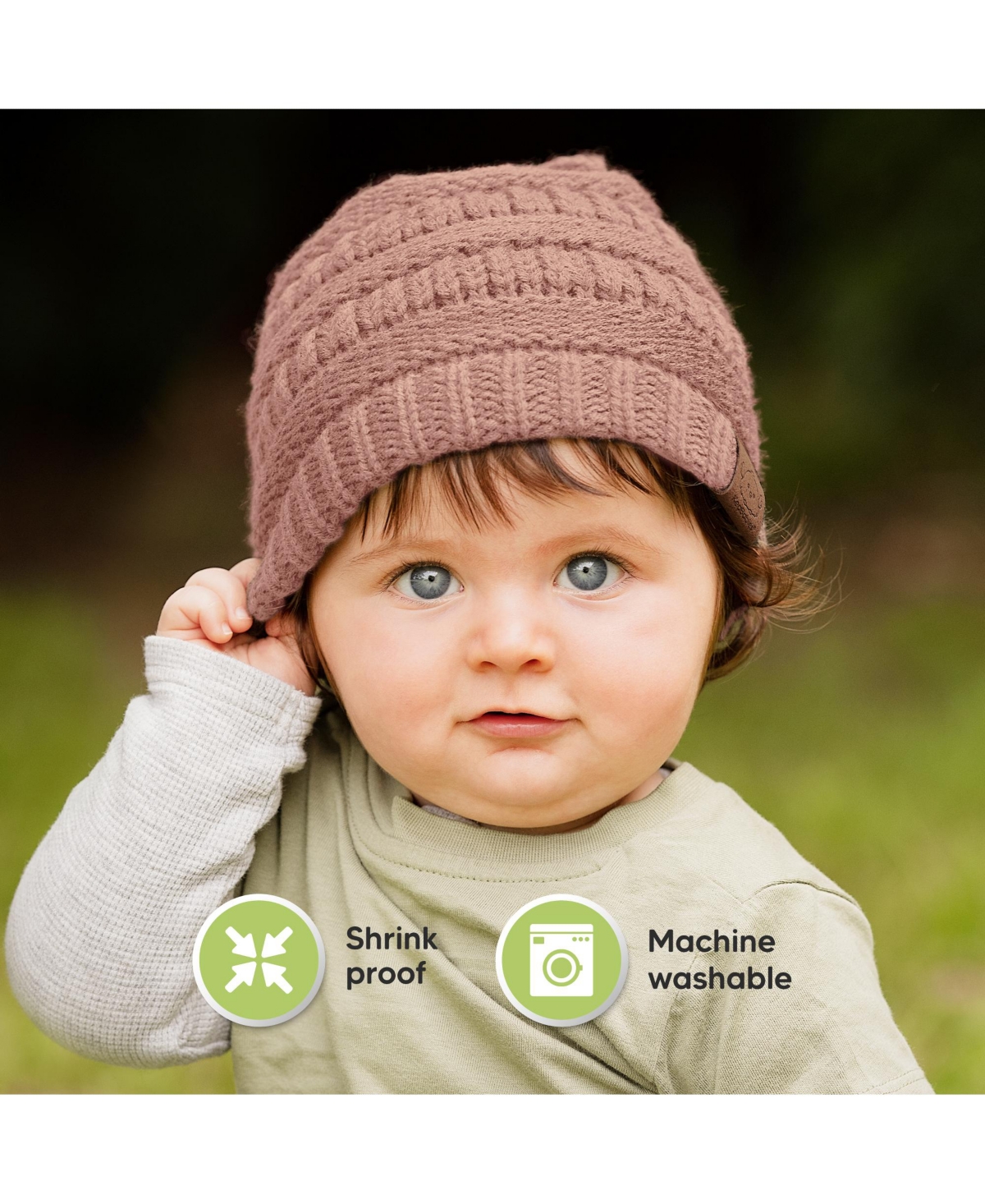 KeaBabies 3pk Warmzy Baby Beanies, 0-36 months Hats, Winter Hat for Newborn, Infant, Toddlers, Boys, Girls