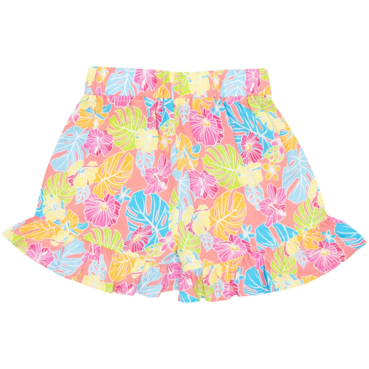 Tommy Bahama Girls 2 Piece Cabana Shirt and Flutter Cargo Short Set Outfit