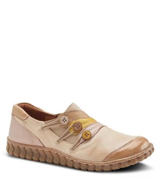 Neeta Women's Slip-On with Leather Upper