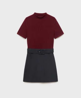 Women's Belted Short Dress