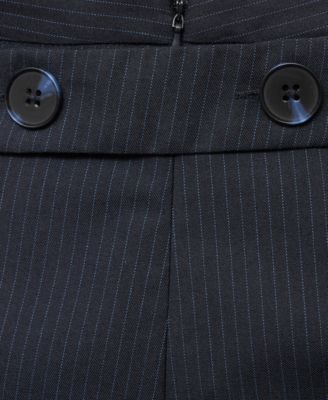 Women's Pinstriped Short Skirt