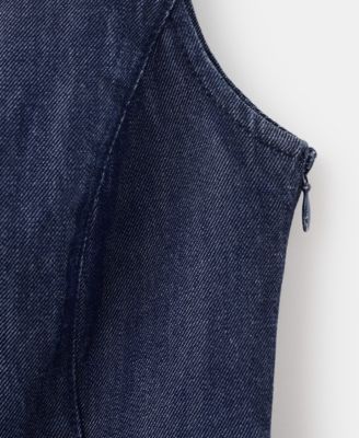 Women's Denim Crop Top