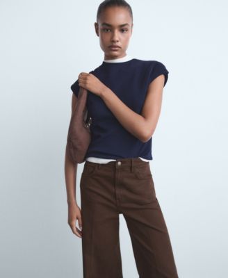 Women's High-Waisted Wide-Leg Jeans