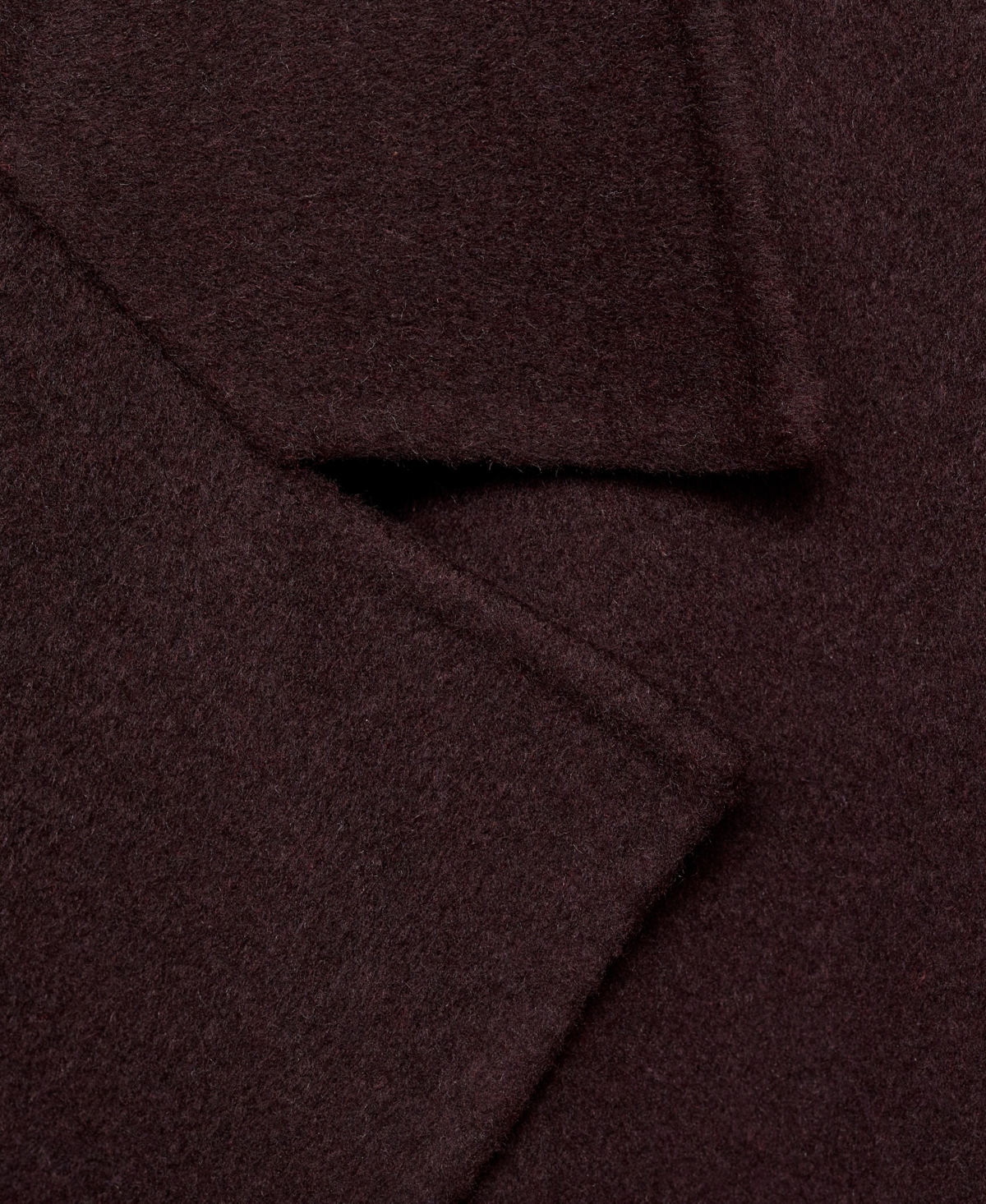 Mango Manteau Laine Fait Main Oversize Lie De Vin - Femme - Xxs -  In Burgundy