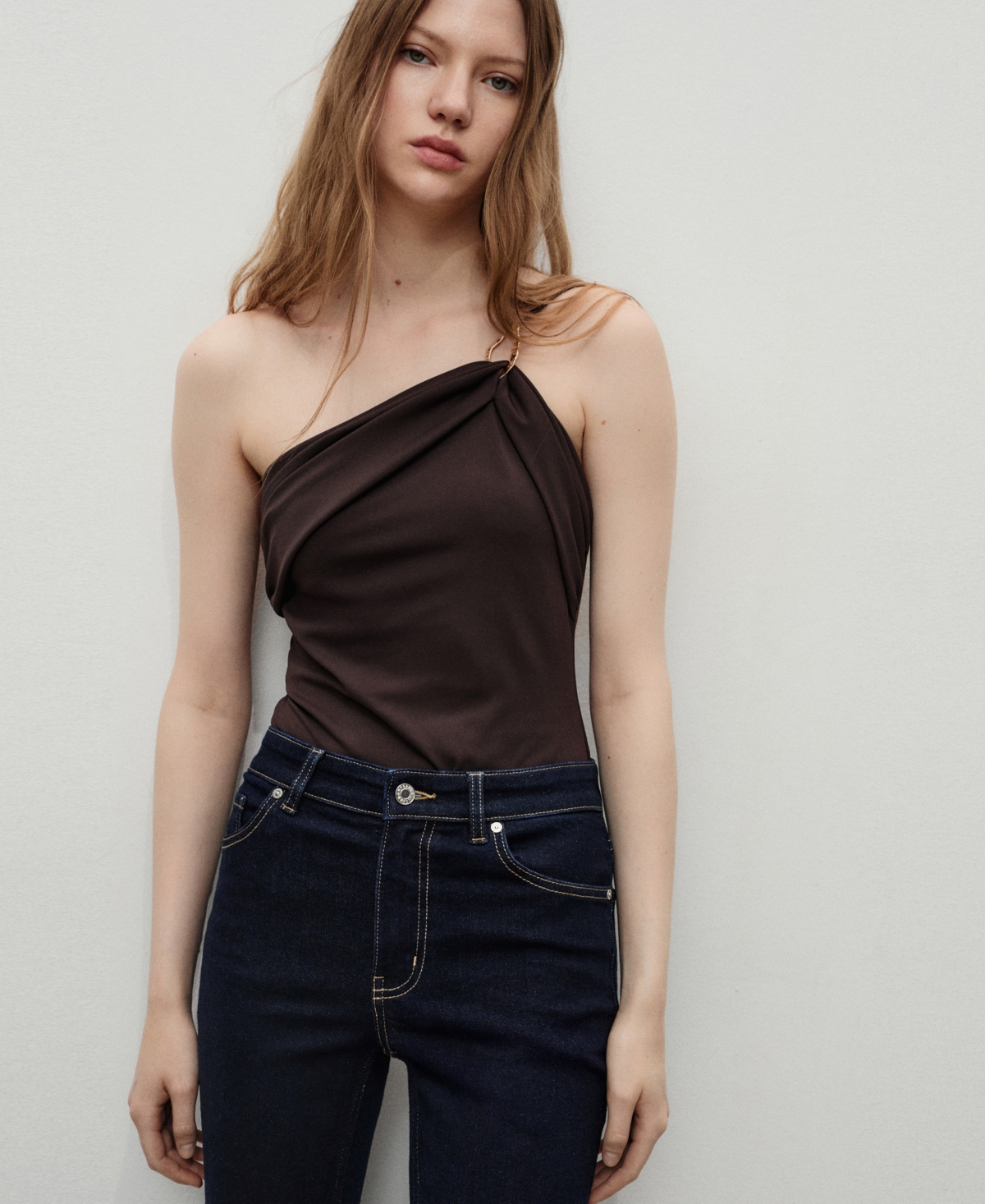 Mango Women's Sienna Flared Cropped Jeans In Blue