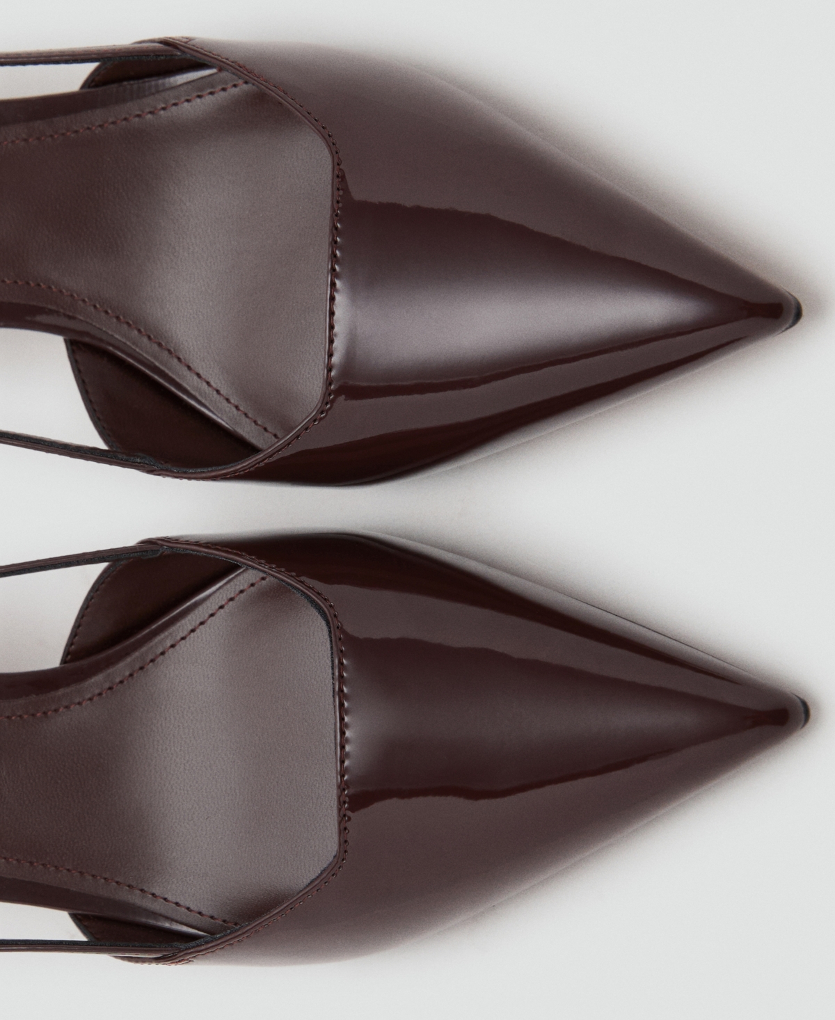 Mango Seth Slingback Pump In Brown
