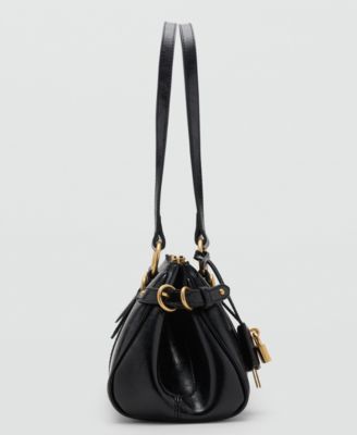 Women's Charm Detail Bowling Shoulder Bag