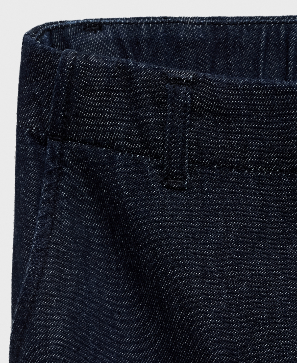 Mango Women's High-waisted Wide Leg Denim Pants In Blue