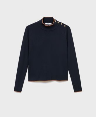 Women's Perkins Collar Button Sweater