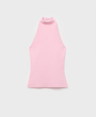 Women's Halter-Neck Knitted Top