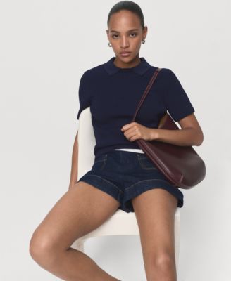 Women's Shirt Collar Sweater