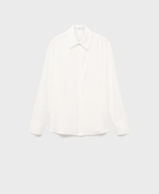 Women's Hidden Buttons Lyocell Shirt