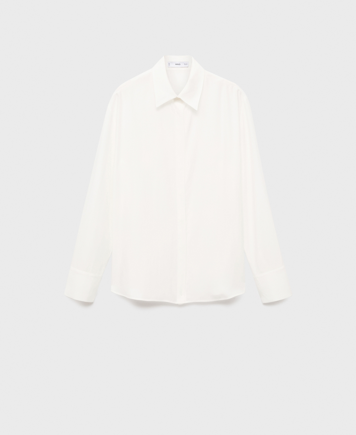 Mango Relaxed Fit Button-up Shirt In White