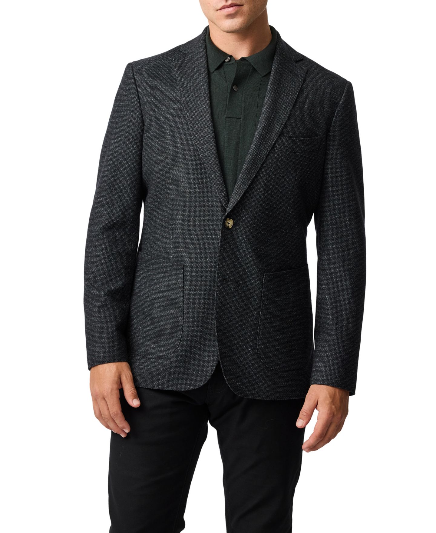 Мужской пиджак Rodd & Gunn Thorton Slim Fit Blazer, цвет: Изумрудный — фото 1