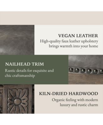 Pullman Bar Stool in Reclaimed Oak Finish, Ronan Stone, Set of 2