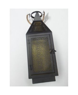 16 Inch Battery Powered 20 LED Filigree Lantern, 2 Pack