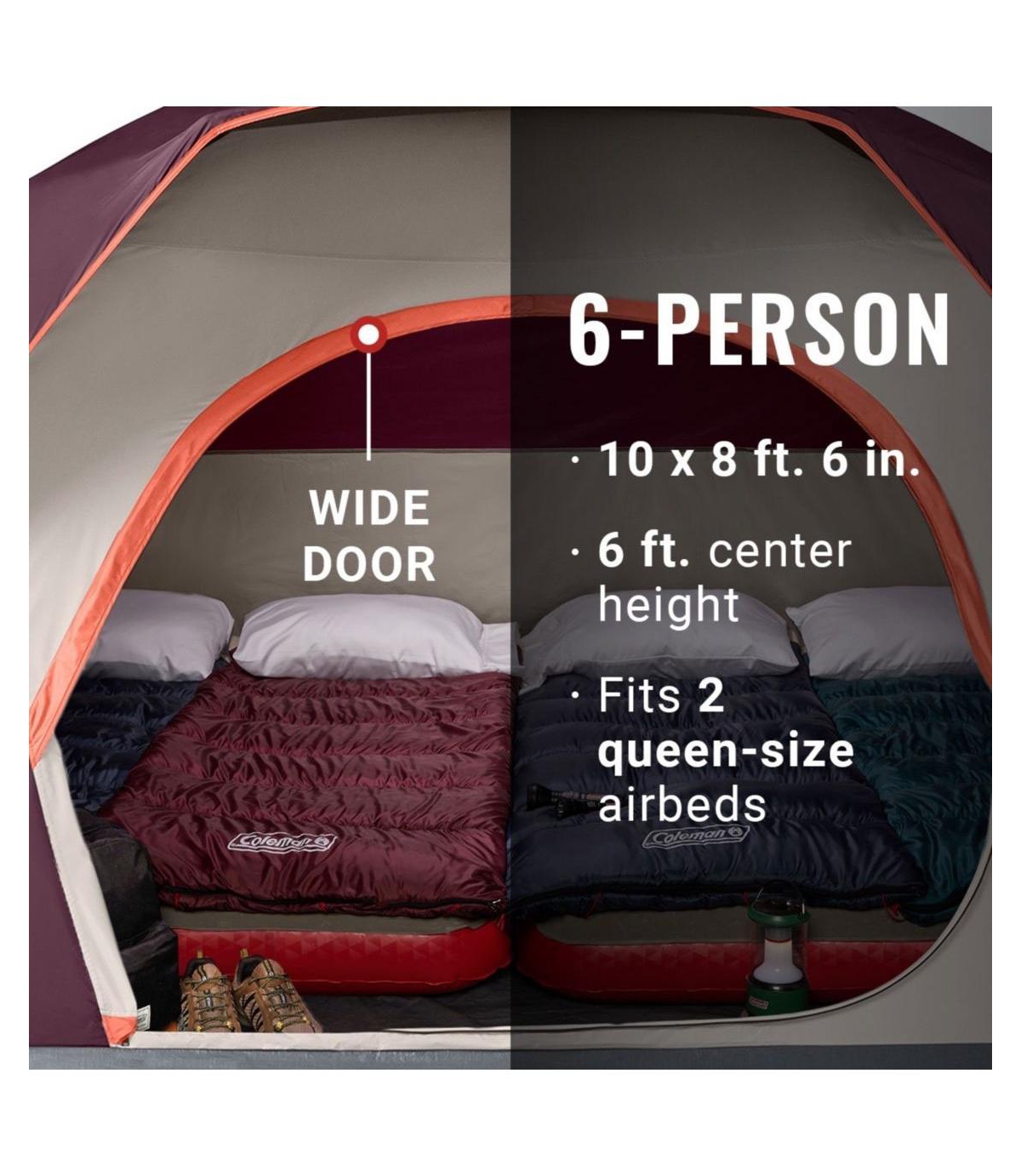 Coleman Blackberry 6-Person Skydome Camping Tent