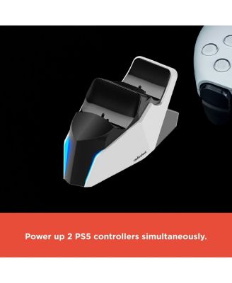 Dual Charging Dock, Type-C Port, Smart LED Indicators, Supports 2 PS5 Controllers Charging Station