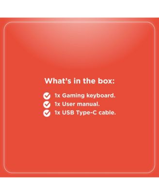 Wired USB-A Gaming Keyboard, Transparent Mechanical Design, RGB Backlit, 67 Keys, Rotary Knob, Anti-Ghosting, Durable Build