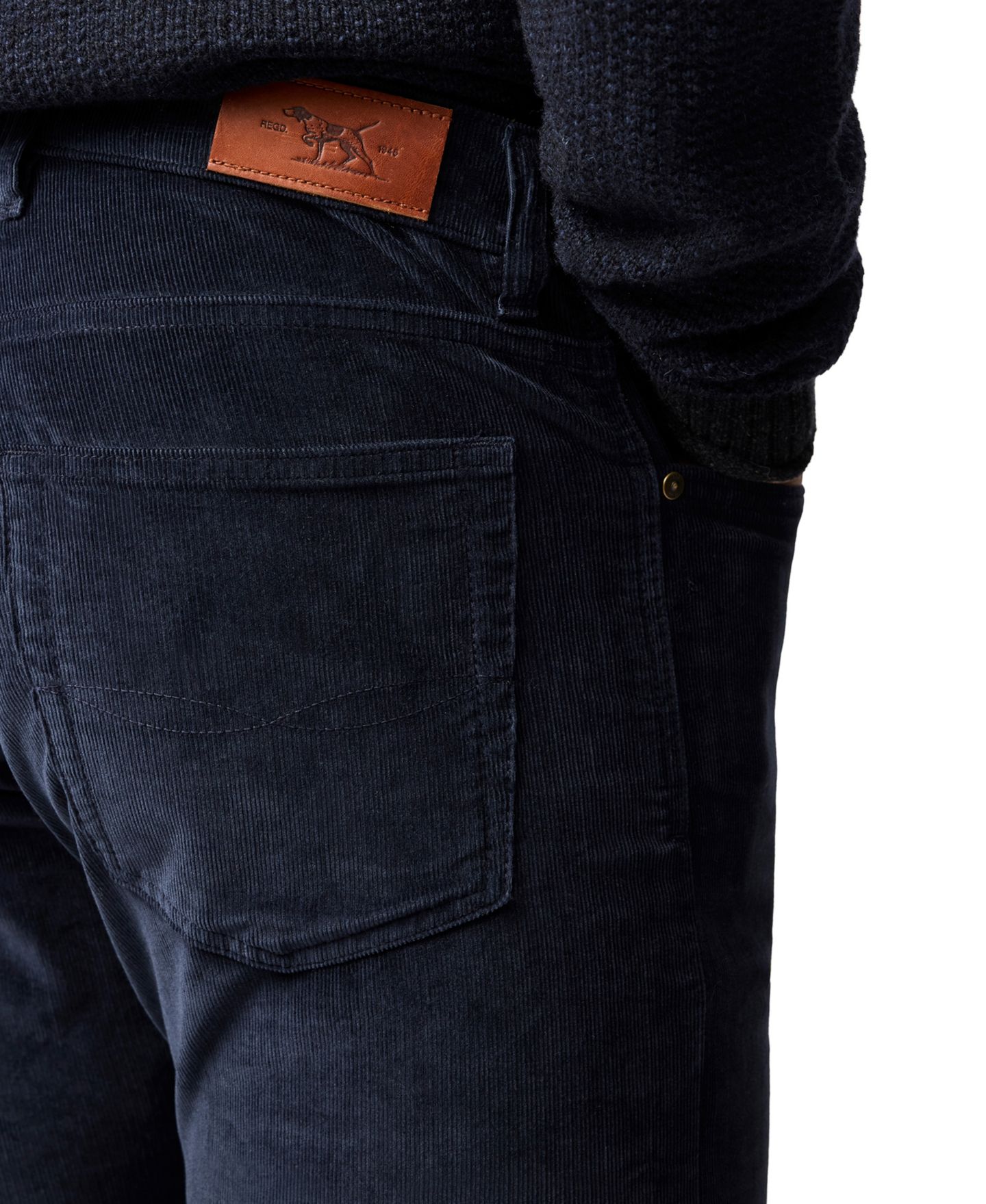 Мужские джинсы Rodd & Gunn Ashhurst Straight Fit Jean, цвет: Тёмно-синий — фото 5