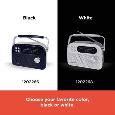 Black Retro 3-Band Radio, AM/FM/SW Tuner with Bluetooth, USB/TF Music Playback, Classic Dial Display, Rechargeable for Indoor/Outdoor Use