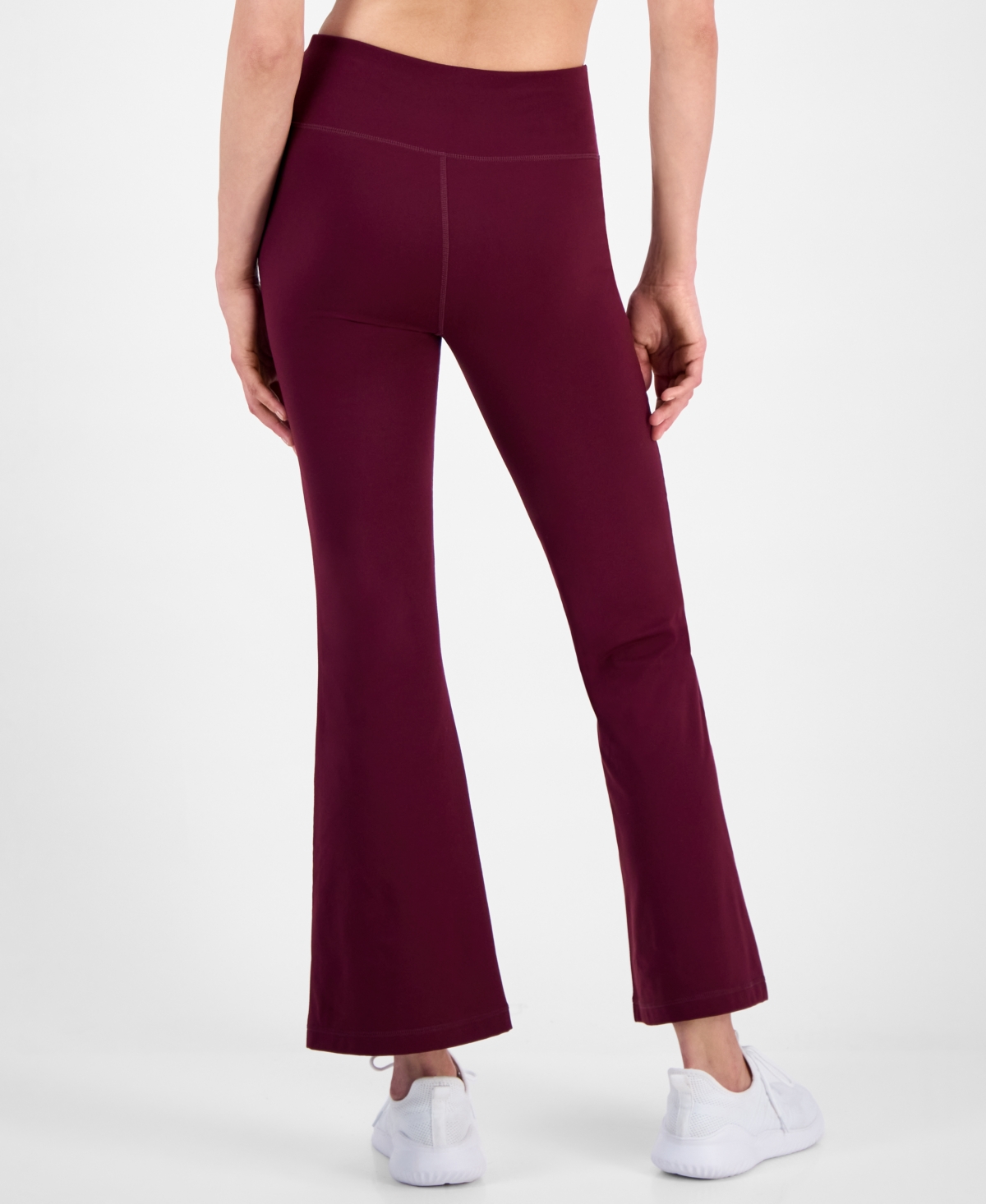 Id Ideology Women's Petite Studio High Rise Flare Leggings, Created For Macy's In Brown